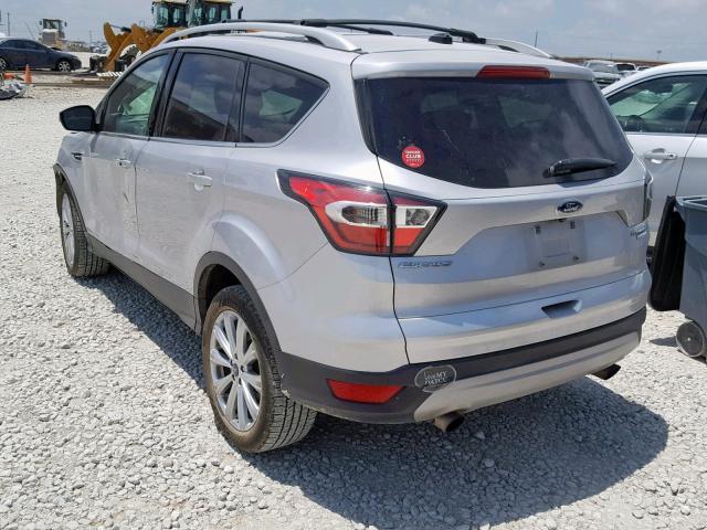 1FMCU0JD8HUB21202 - 2017 FORD ESCAPE TIT SILVER photo 3