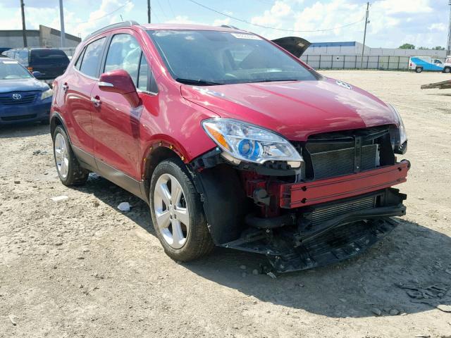 KL4CJCSB1FB063786 - 2015 BUICK ENCORE RED photo 1