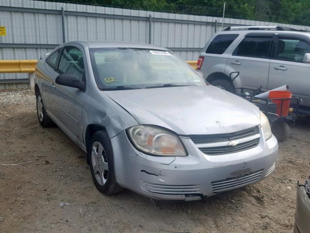 1G1AK12F357621259 - 2005 CHEVROLET COBALT SILVER photo 1