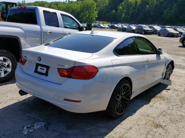 WBA3N9C50EK244590 - 2014 BMW 428 XI WHITE photo 4