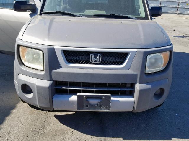 5J6YH18674L002658 - 2004 HONDA ELEMENT EX GRAY photo 9