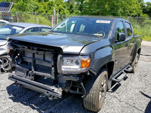 1GTG5CE12G1207643 - 2016 GMC CANYON SLE GRAY photo 2