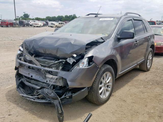 2FMDK38C19BA30143 - 2009 FORD EDGE SEL GRAY photo 2