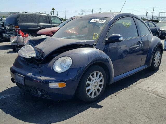 3VWCK31C14M411568 - 2004 VOLKSWAGEN NEW BEETLE Blau Foto 2