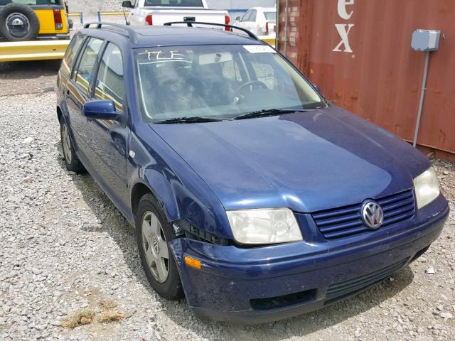 WVWSB61JX2W262587 - 2002 VOLKSWAGEN JETTA GLS BLUE photo 1