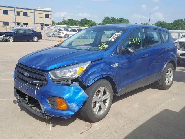 1FMCU0F78HUB79099 - 2017 FORD ESCAPE S BLUE photo 2