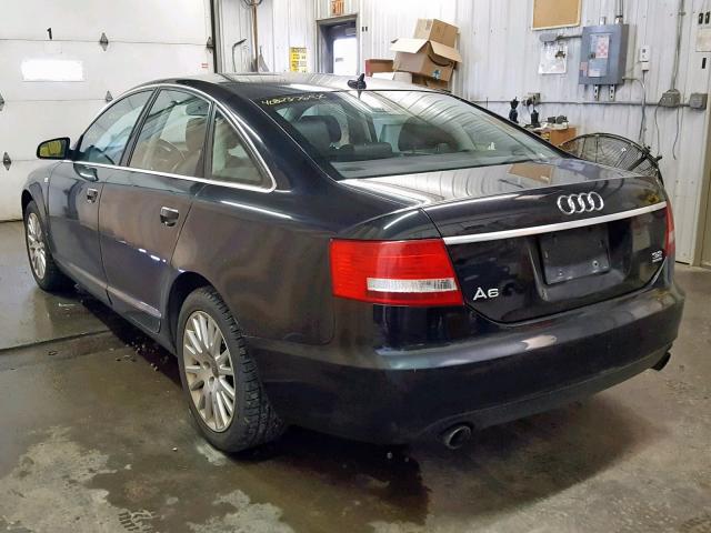 WAUDH74F77N096480 - 2007 AUDI A6 3.2 QUA BLACK photo 3