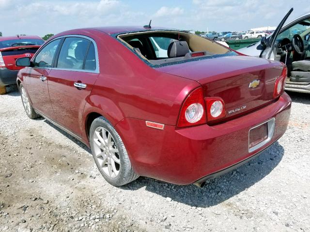 1G1ZE5E19BF116930 - 2011 CHEVROLET MALIBU LTZ 红色 照片 3