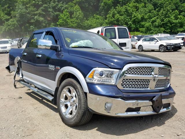 1C6RR7NT2JS108822 - 2018 RAM 1500 LARAM BLUE photo 1