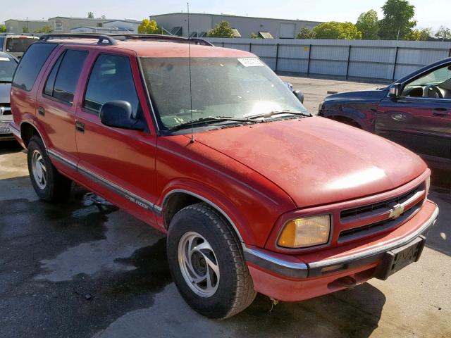 1GNDT13W1V2123579 - 1997 CHEVROLET BLAZER RED photo 1