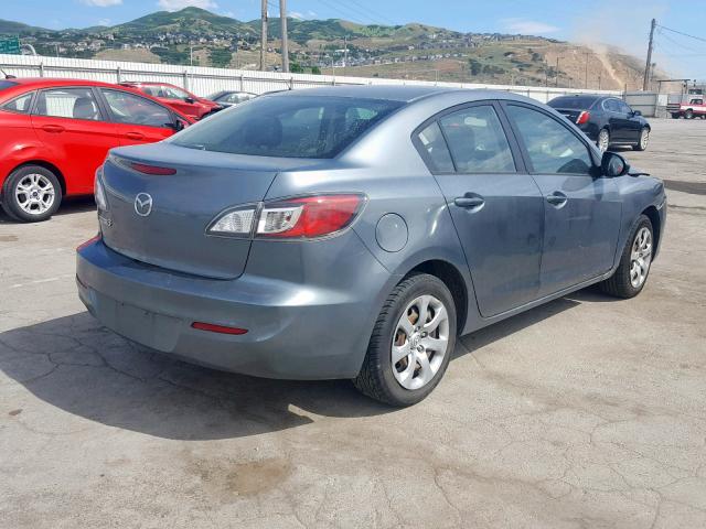 JM1BL1TG4D1815090 - 2013 MAZDA 3 I GRAY photo 4