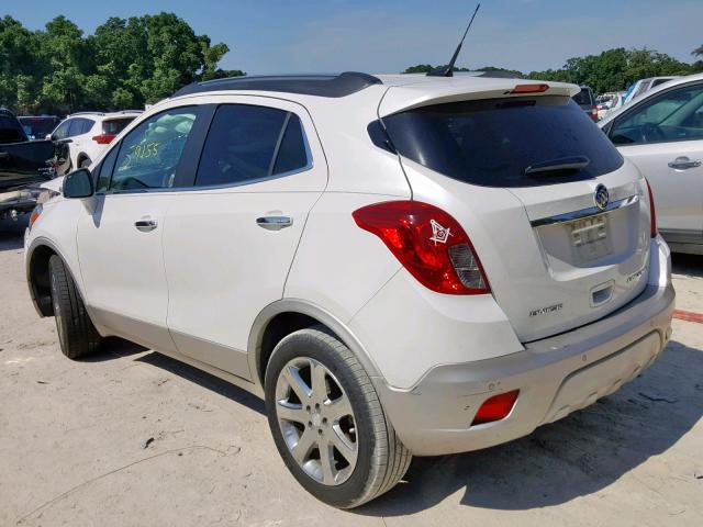 KL4CJDSB3EB638197 - 2014 BUICK ENCORE PRE WHITE photo 3