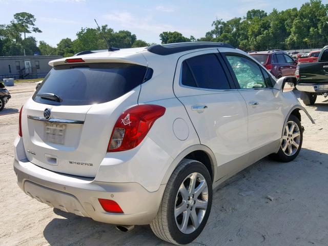 KL4CJDSB3EB638197 - 2014 BUICK ENCORE PRE WHITE photo 4