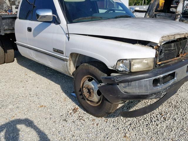 3B7MC33C5TM191058 - 1996 DODGE RAM 3500 WHITE photo 9