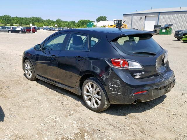 JM1BL1H57A1340540 - 2010 MAZDA 3 S BLACK photo 3