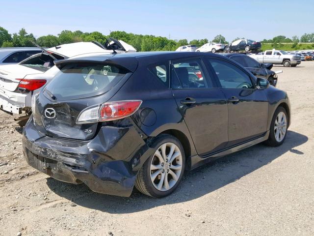 JM1BL1H57A1340540 - 2010 MAZDA 3 S BLACK photo 4