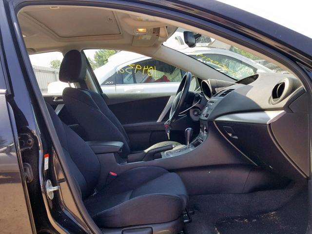 JM1BL1H57A1340540 - 2010 MAZDA 3 S BLACK photo 5