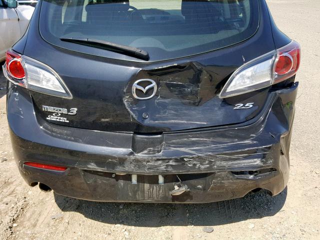 JM1BL1H57A1340540 - 2010 MAZDA 3 S BLACK photo 9