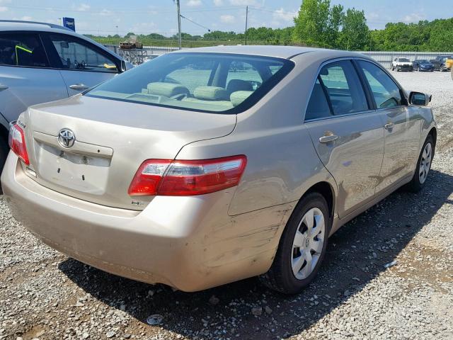 4T1BE46K57U181640 - 2007 TOYOTA CAMRY NEW BEIGE photo 4