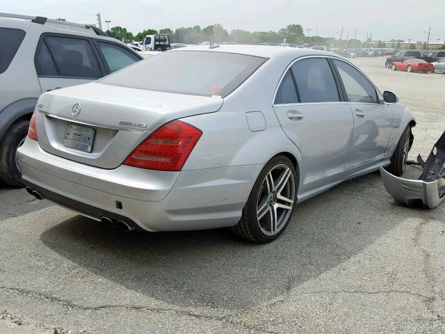 WDDNG77X08A174837 - 2008 MERCEDES-BENZ S 63 AMG SILVER photo 4