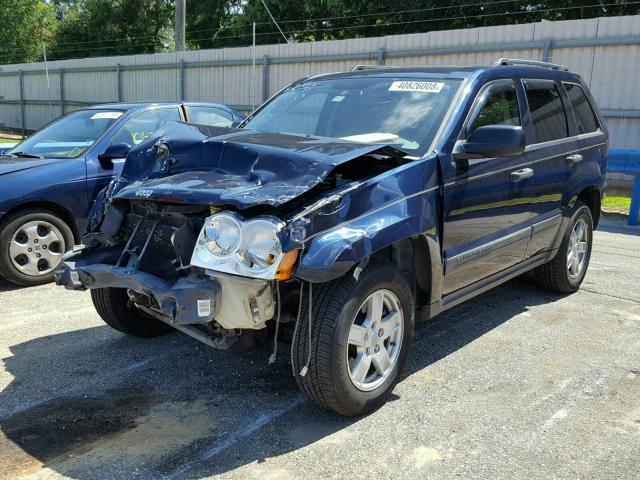 1J4GR48K46C158893 - 2006 JEEP GRAND CHER BLUE photo 2