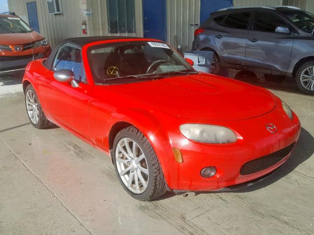 JM1NC25F260107940 - 2006 MAZDA MX-5 MIATA RED photo 1