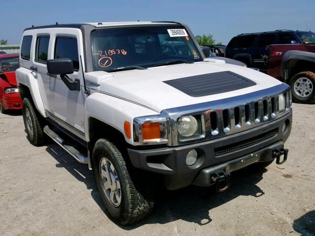 5GTDN136368210538 - 2006 HUMMER H3 WHITE photo 1