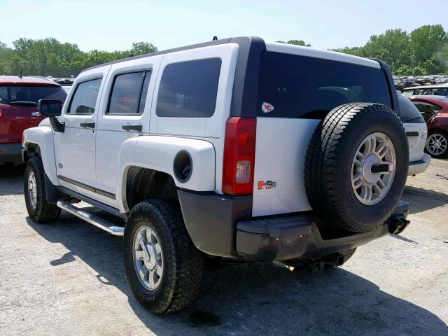 5GTDN136368210538 - 2006 HUMMER H3 WHITE photo 3