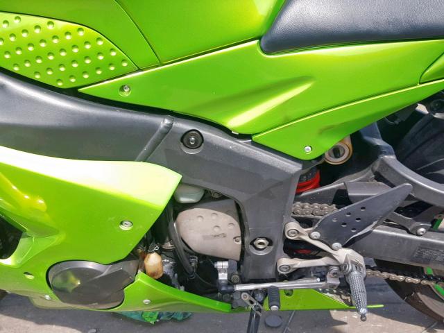 JKBZXJC116A035183 - 2006 KAWASAKI ZX636 C1 GREEN photo 7