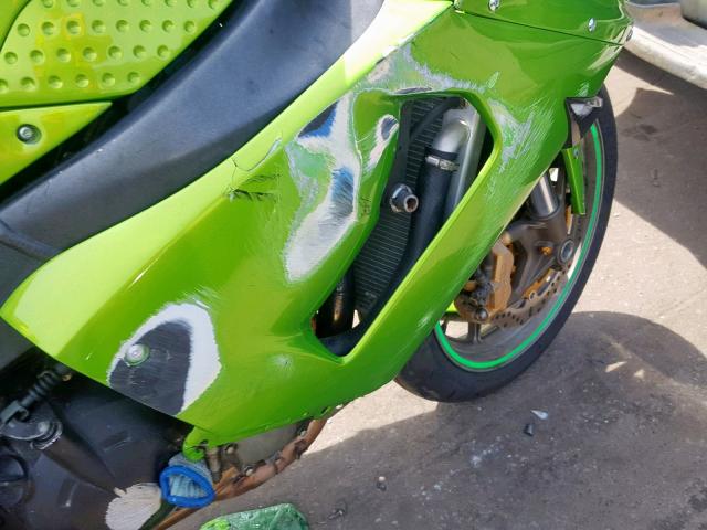 JKBZXJC116A035183 - 2006 KAWASAKI ZX636 C1 GREEN photo 9