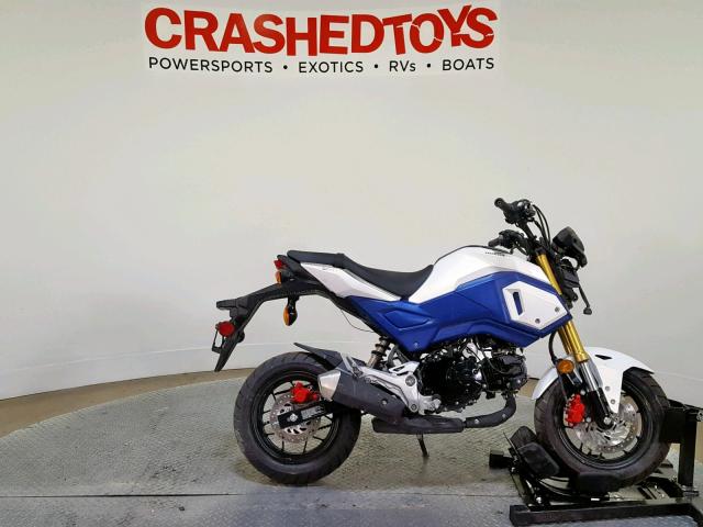 MLHJC7514J5006973 - 2018 HONDA GROM WHITE photo 1