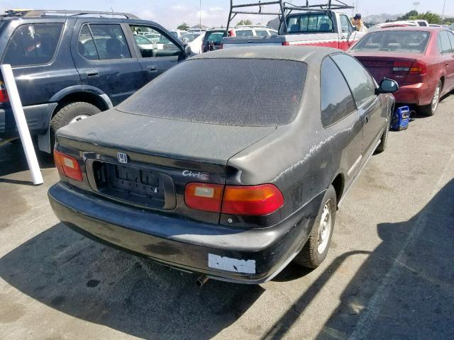 2HGEJ2124SH542720 - 1995 HONDA CIVIC DX BLACK photo 4