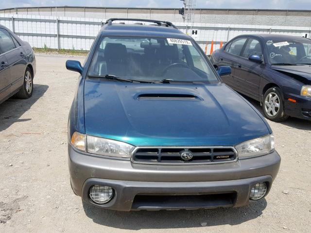 4S3BG6855W7616476 - 1998 SUBARU LEGACY 30T GREEN photo 9