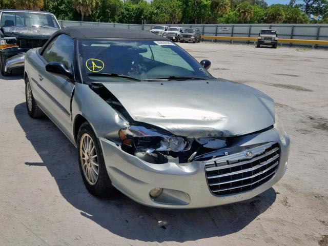 1C3EL55R95N566786 - 2005 CHRYSLER SEBRING TO SILVER photo 1