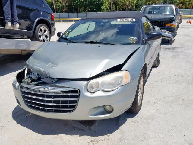 1C3EL55R95N566786 - 2005 CHRYSLER SEBRING TO SILVER photo 2