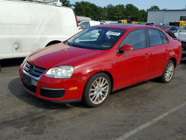 3VWRA71K58M175332 - 2008 VOLKSWAGEN JETTA WOLF RED photo 2