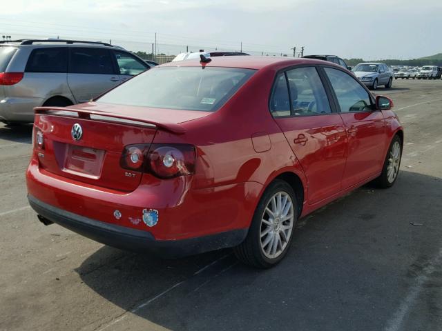 3VWRA71K58M175332 - 2008 VOLKSWAGEN JETTA WOLF RED photo 4