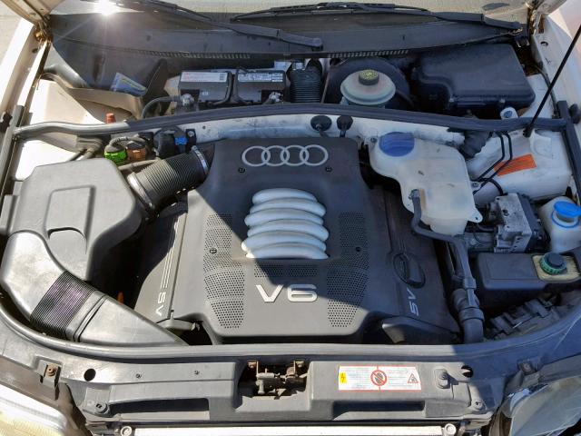 WAUED68D3WA001132 - 1998 AUDI A4 2.8 QUA CREAM photo 7