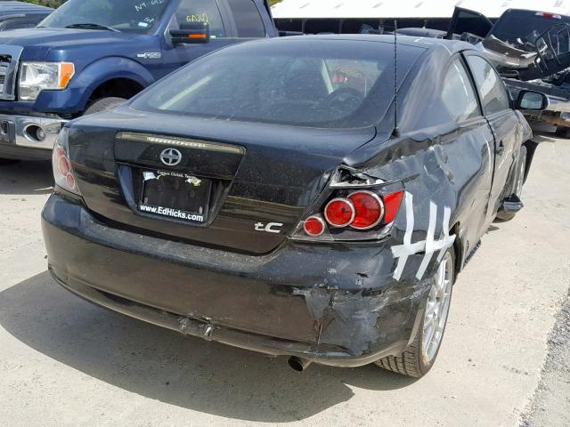 JTKDE167280243715 - 2008 TOYOTA SCION TC BLACK photo 4
