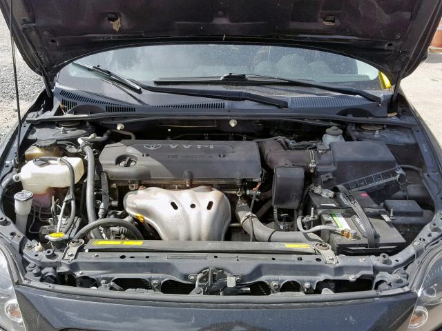 JTKDE167280243715 - 2008 TOYOTA SCION TC BLACK photo 7