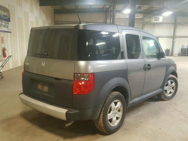 5J6YH28675L024375 - 2005 HONDA ELEMENT EX GRAY photo 4