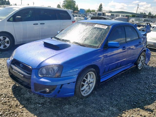 JF1GD70675L505481 - 2005 SUBARU IMPREZA WR BLUE photo 2