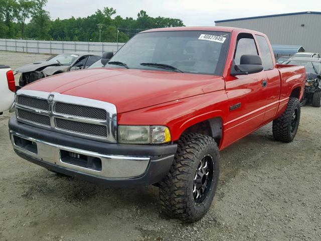 3B7KC2364XG167219 - 1999 DODGE RAM 2500 RED photo 2