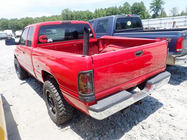 3B7KC2364XG167219 - 1999 DODGE RAM 2500 RED photo 3