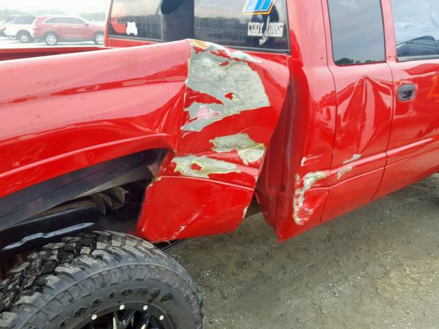 3B7KC2364XG167219 - 1999 DODGE RAM 2500 RED photo 9