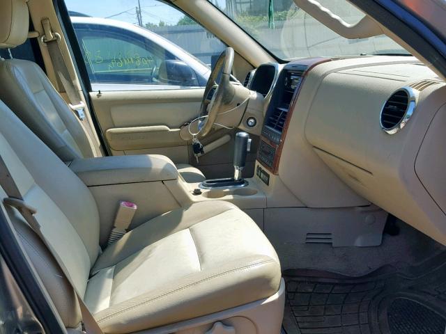 1FMEU74896UA76428 - 2006 FORD EXPLORER E BEIGE photo 5