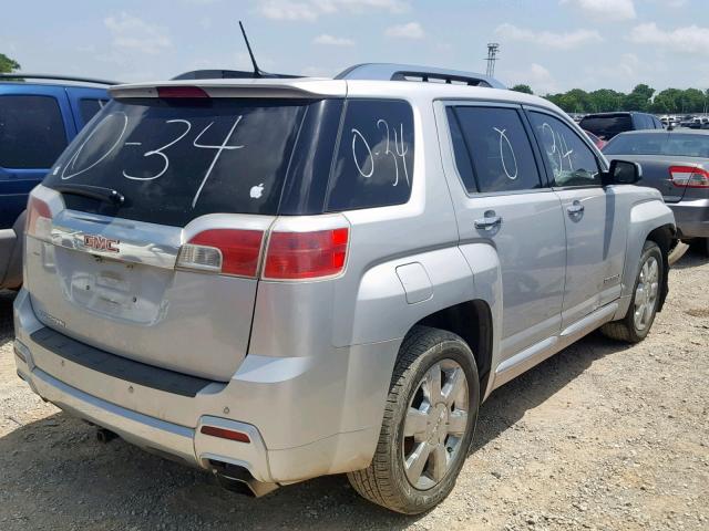 2GKFLYE32D6263143 - 2013 GMC TERRAIN DE SILVER photo 4