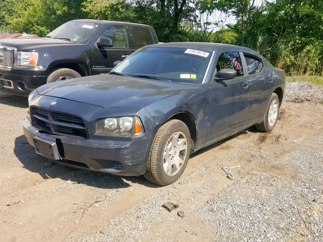 2B3LA43G77H846398 - 2007 DODGE CHARGER SE CHARCOAL photo 2