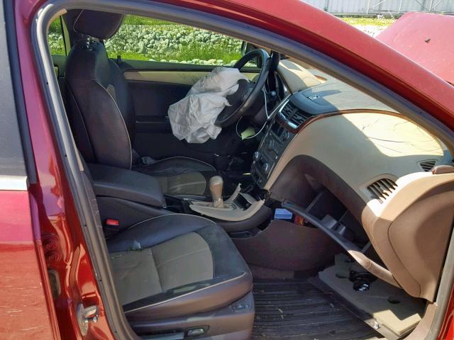 1G1ZE5E70BF338941 - 2011 CHEVROLET MALIBU LTZ 勃艮第红 照片 5