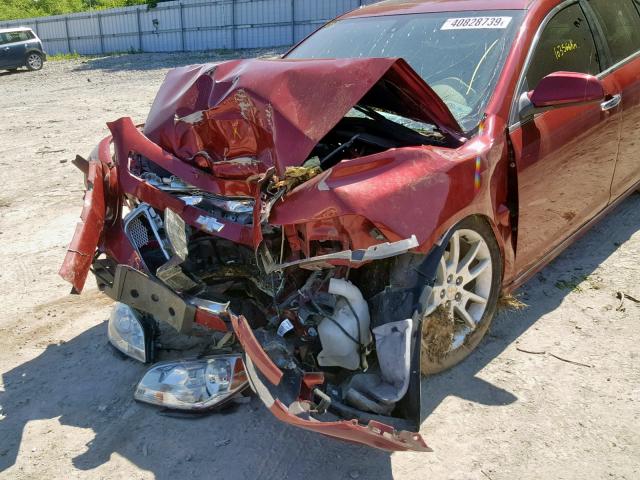 1G1ZE5E70BF338941 - 2011 CHEVROLET MALIBU LTZ 勃艮第红 照片 9